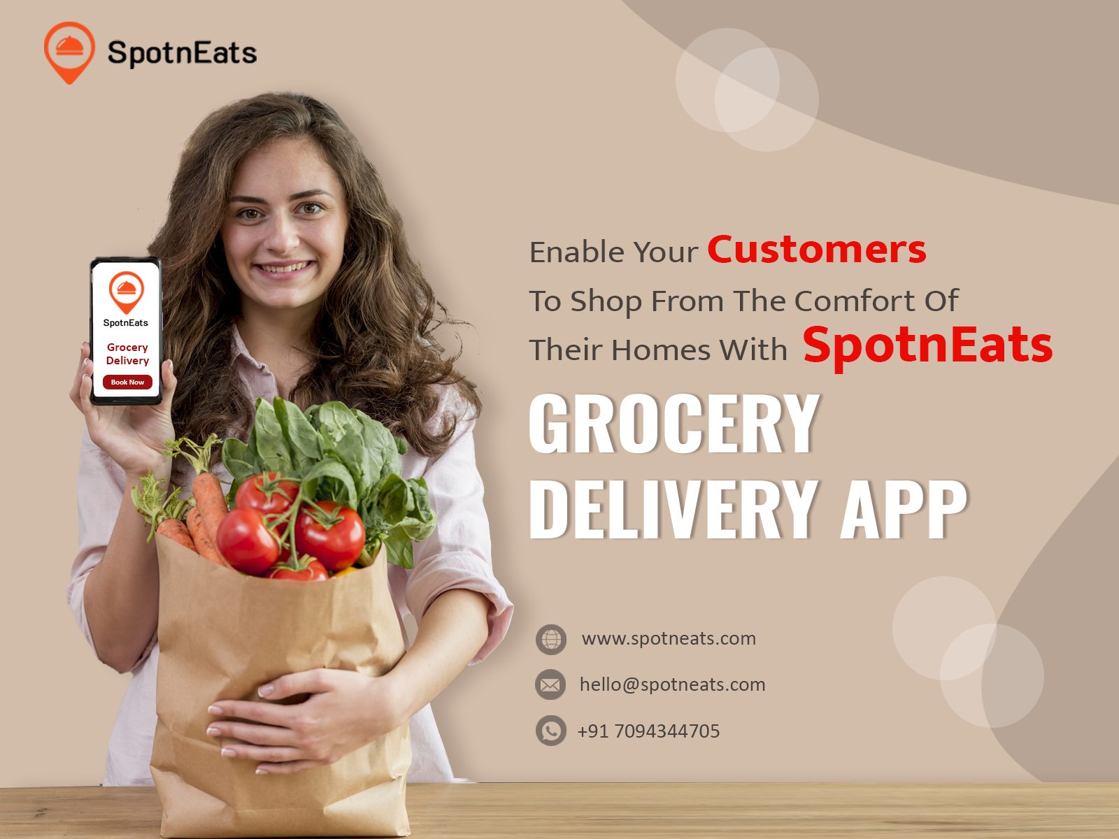 Streamlining Grocery Delivery A Look into SpotnEats Softwar - Florida - Miami ID1532522