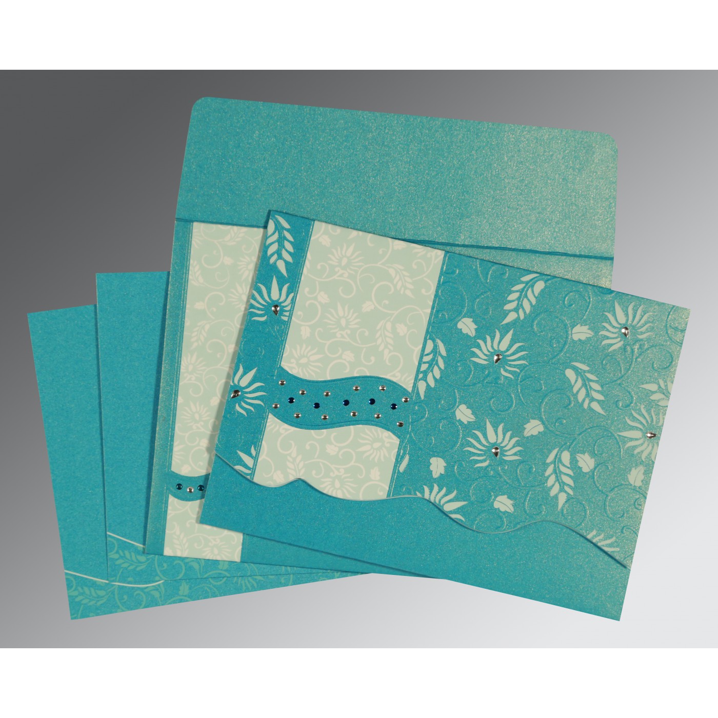 Elegant Embossed Wedding Cards  Save the Date  Floral Embo - Massachusetts - Boston ID1603700 2