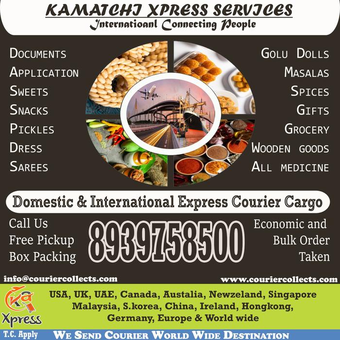 India to usa parcel service - Tamil Nadu - Chennai ID1593458