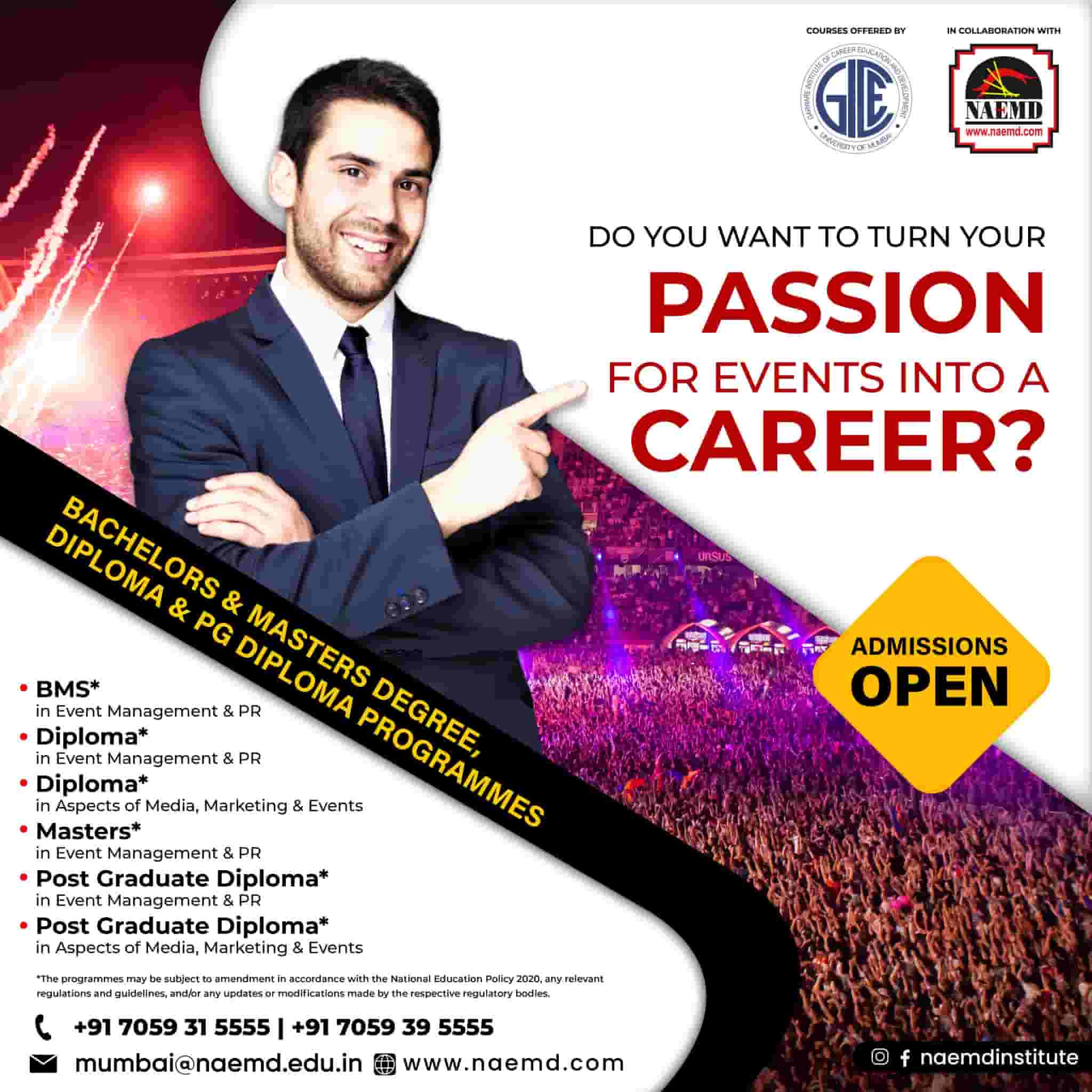 Passion For Event Management Career - Maharashtra - Mumbai ID1547355