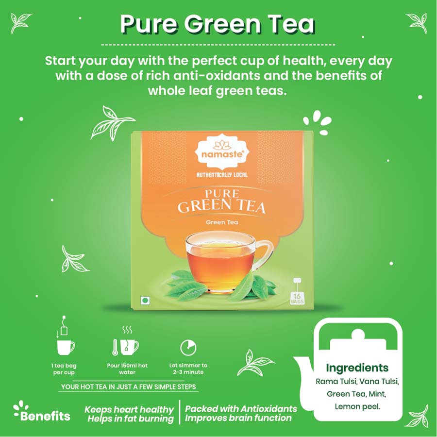The Refreshing Essence of Pure Leaf Green Tea - Maharashtra - Mumbai ID1540271