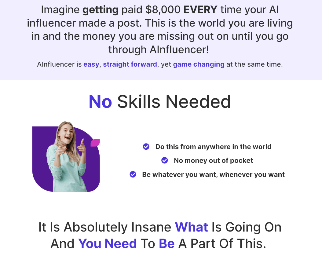 AInfluencer Review  My Honest Opinion Scam of Legit? - Alaska - Anchorage ID1546170 2