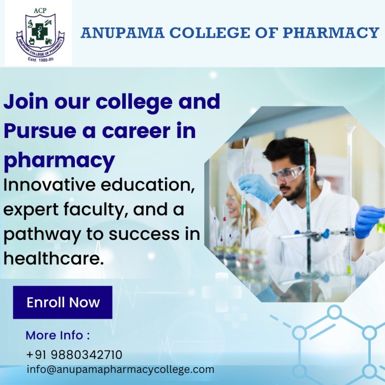 Launch Your Pharma Career at Anupama  Best D Pharmacy Colle - Karnataka - Bangalore ID1524736