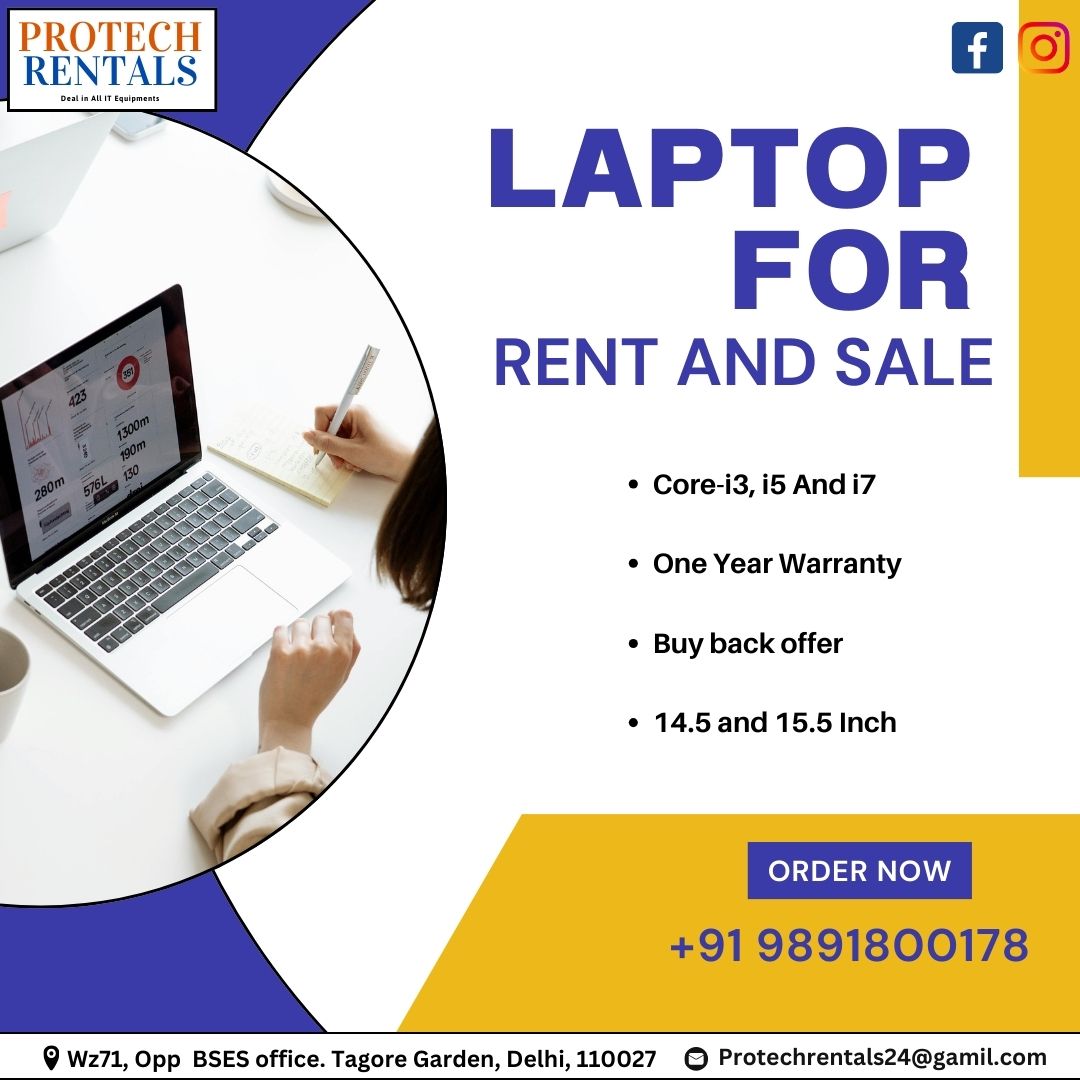 Laptop for sale and rent in delhi abx rentals - Delhi - Delhi ID1552547 1