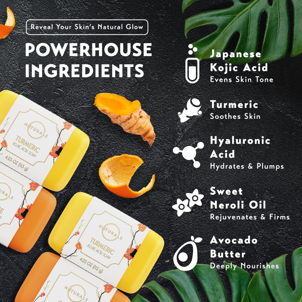 Kojic Acid Soap Turmeric Soap Bar  Orange for Hyperpigmen - New York - Albany ID1595960 3
