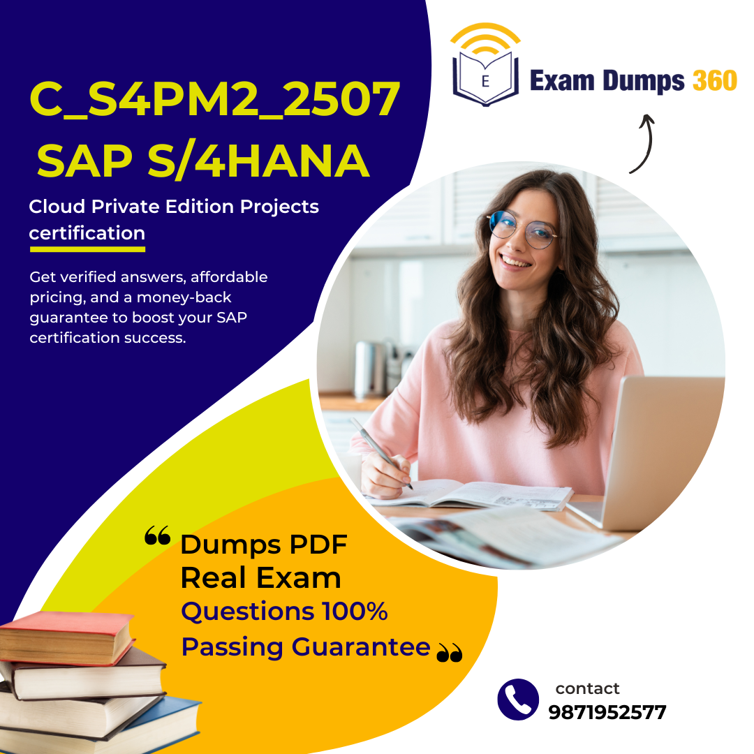 Real CS4PM22507 SAP Exam in Bangalore Dumps at Best Price - Karnataka - Bangalore ID1612843