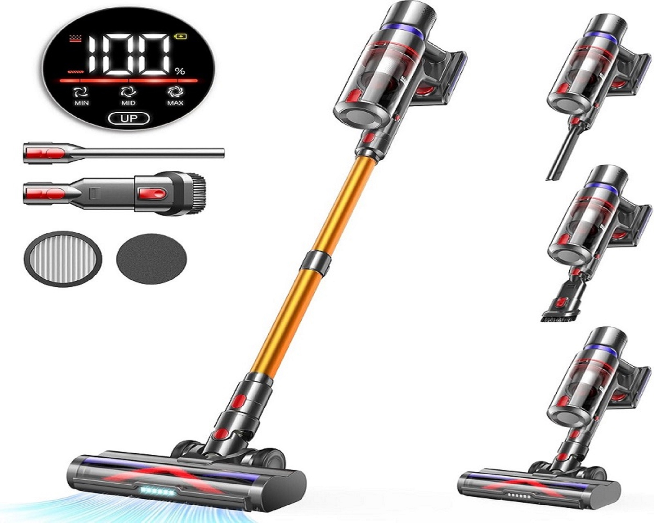 Cordless Vacuum Cleaner 45Kpa 550W 60Mins Vacuum Cleaners - New York - Albany ID1595744