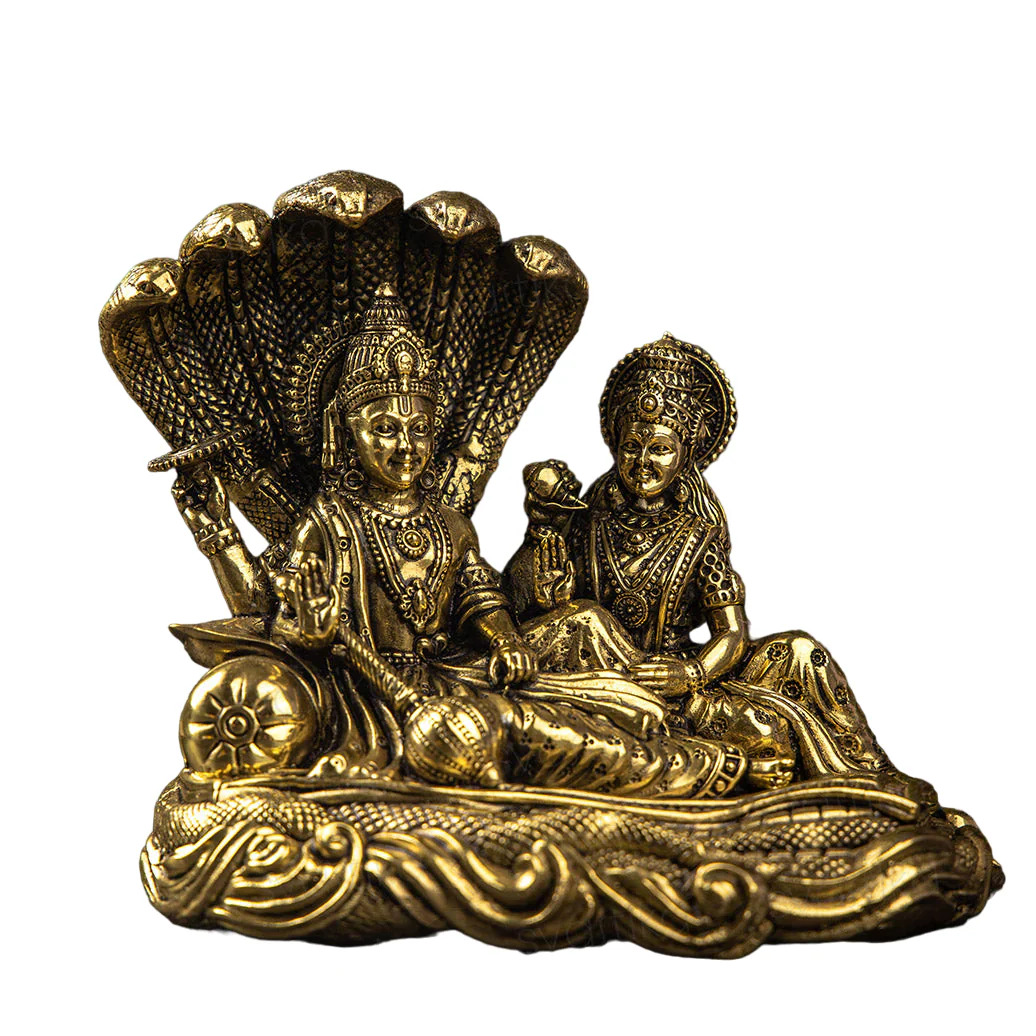 Brass NarayanaVishnu Lakshmi on AnantaSajya  55 Idol Ex - Andhra Pradesh - Hyderabad ID1618443