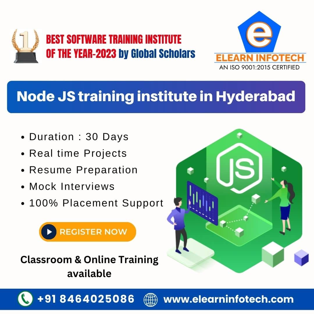 Node JS training institute in Hyderabad - Andhra Pradesh - Hyderabad ID1519703