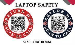 QR Sticker For Laptop safety - Uttar Pradesh - Noida ID1550837