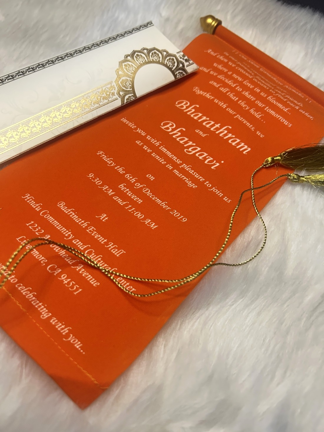 Buy Scroll Wedding Invitations  Personalized  Vintage Styl - California - Los Angeles ID1599092 2