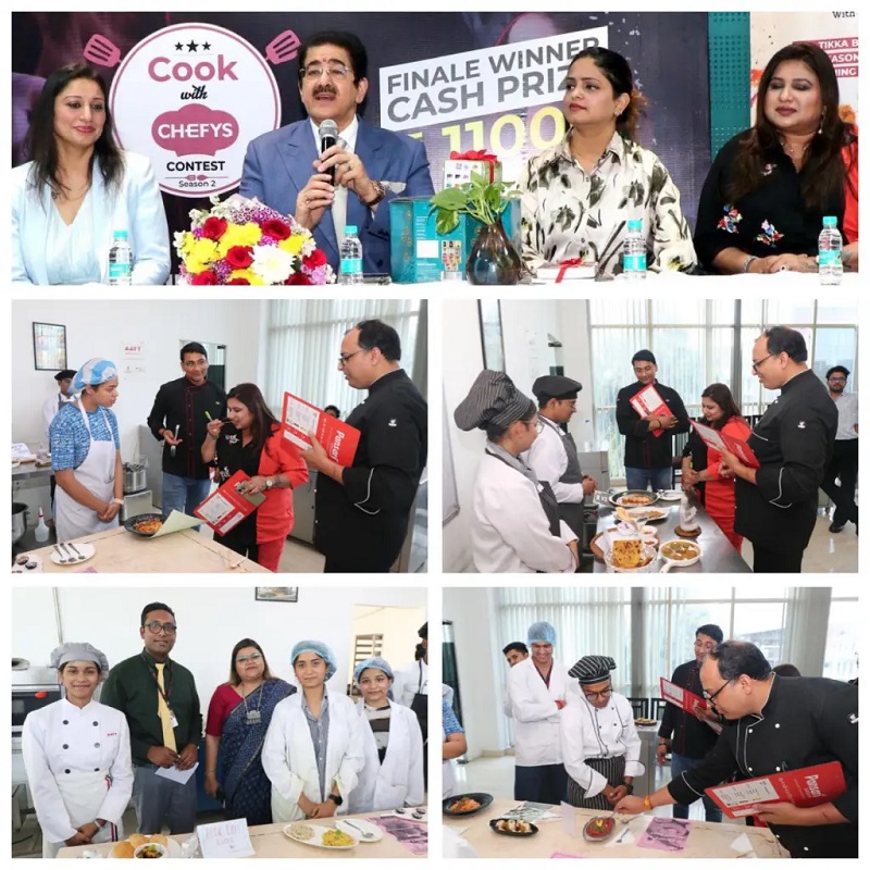 Dr Sandeep Marwah Inaugurates Chef Competition at AAFT Scho - Delhi - Delhi ID1602416