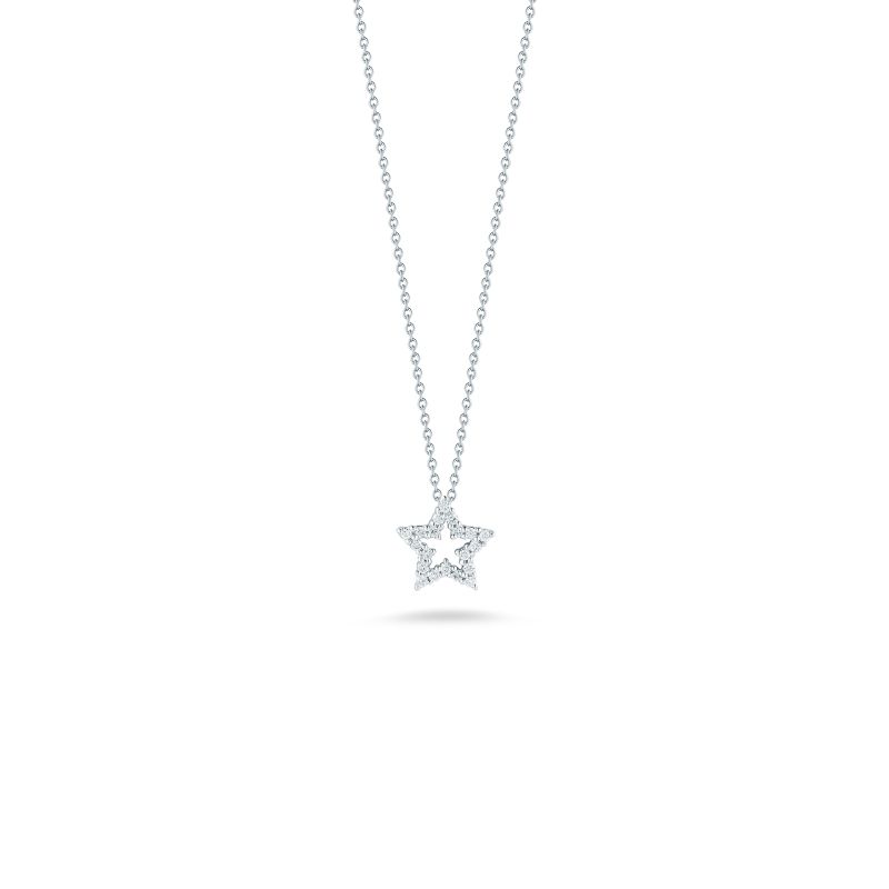 Roberto Coin 18Kt Gold Star Pendant with Diamonds - Delaware - Wilmington ID1545269