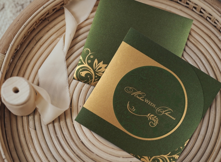 South Indian Wedding Card  Heritage Touch  - Massachusetts - Boston ID1606367