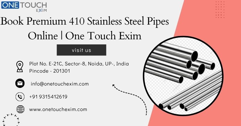 Book Premium 410 Stainless Steel Pipes Online  One Touch Ex - Colorado - Denver ID1607070