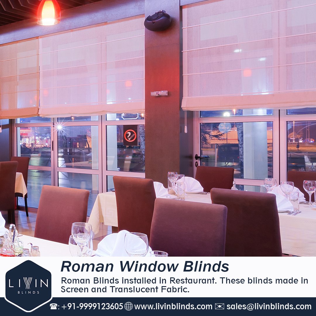 Buy Livin Blinds Roman Roller Shades - Delhi - Delhi ID1589235