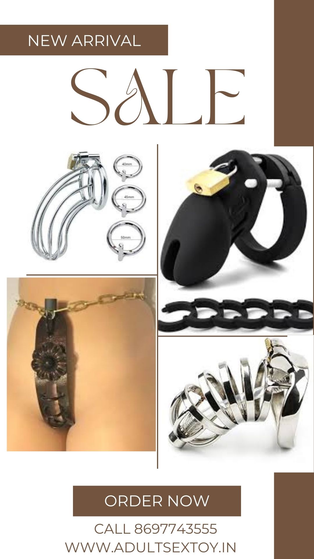 Buy Top Quality Chastity Devices in Mumbai  Call 8697743555 - Maharashtra - Mumbai ID1593026
