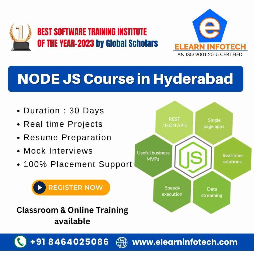 Node JS Course in Hyderabad - Andhra Pradesh - Hyderabad ID1519460