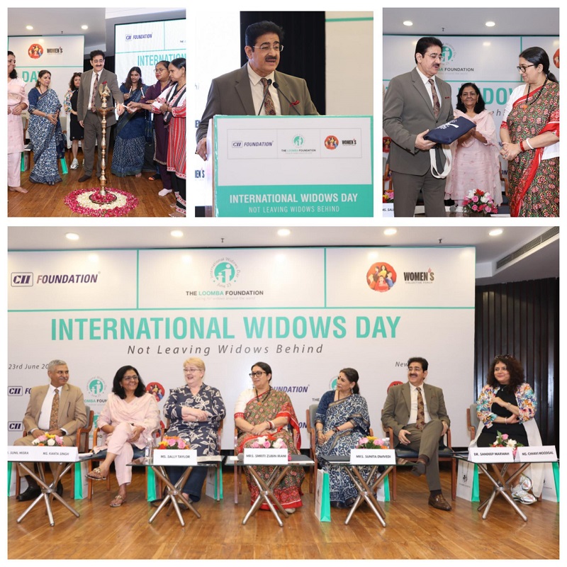 Dr Sandeep Marwah Inaugurates International Widows Day a - Delhi - Delhi ID1609220