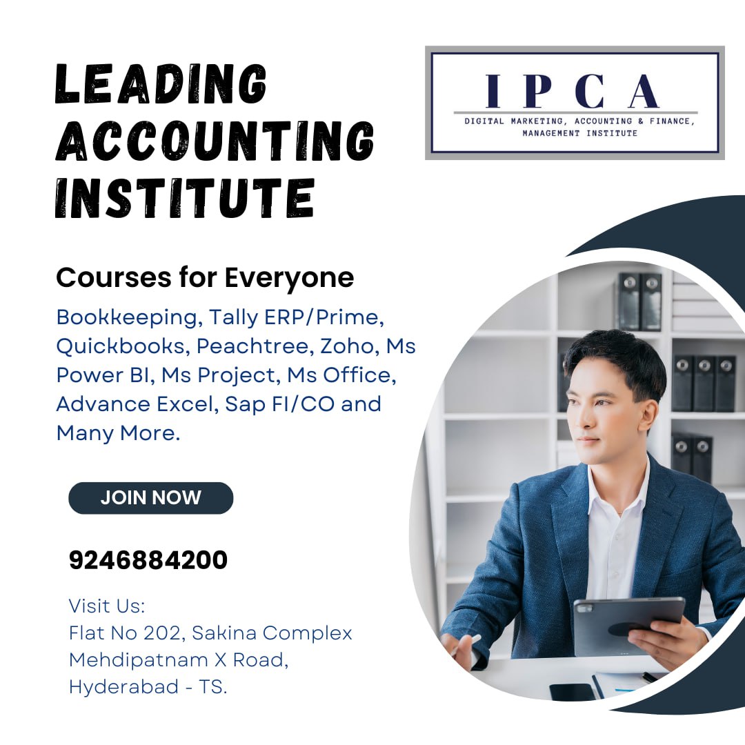 Best Accounting Institute in Hyderabad  - Andhra Pradesh - Hyderabad ID1619653
