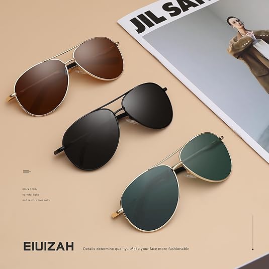Eiuizah Polarized Aviator Sunglasses for Men - New York - Albany ID1586686 2