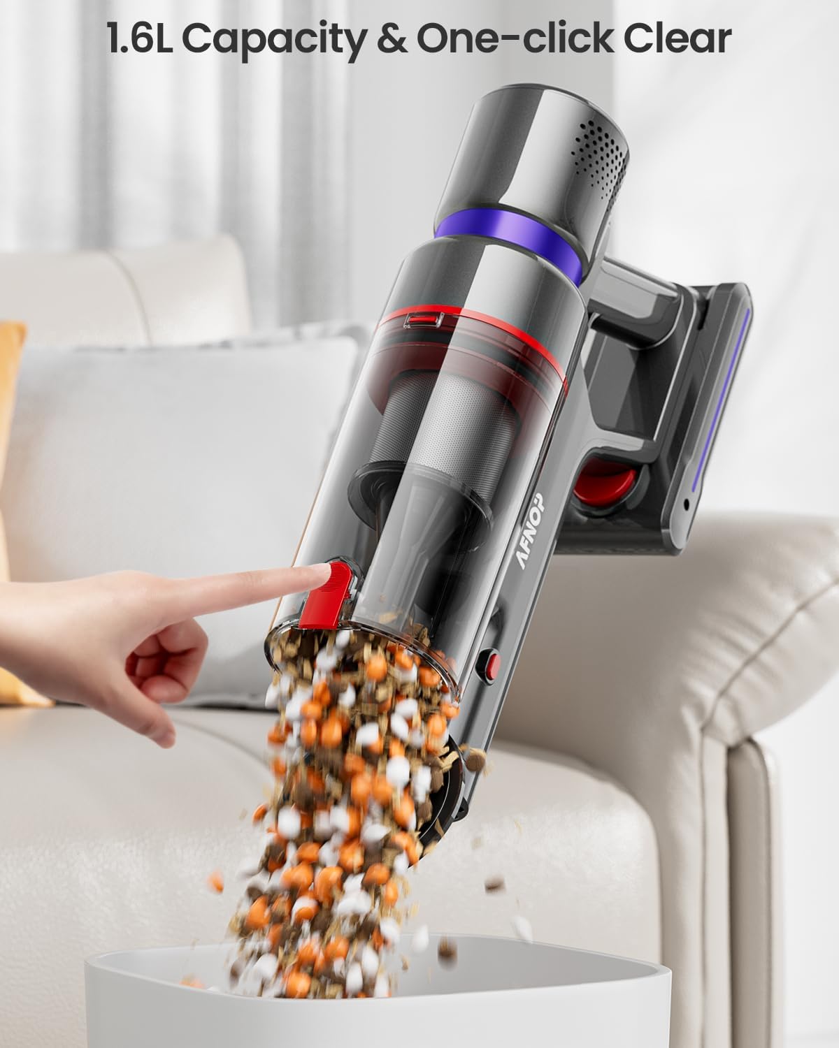 Cordless Vacuum Cleaner 45Kpa 550W 60Mins Vacuum Cleaners - New York - Albany ID1595744 2
