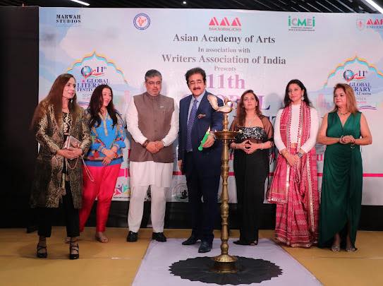 A Vibrant Fashion Show Adds Glamour to 11th Global Literary  - Delhi - Delhi ID1618174