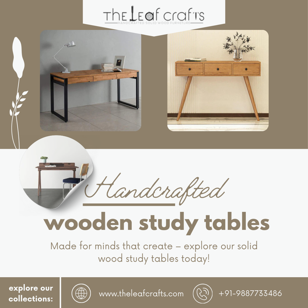 Top Wooden Study Table Designs for Modern Homes - Rajasthan - Jaipur ID1604083