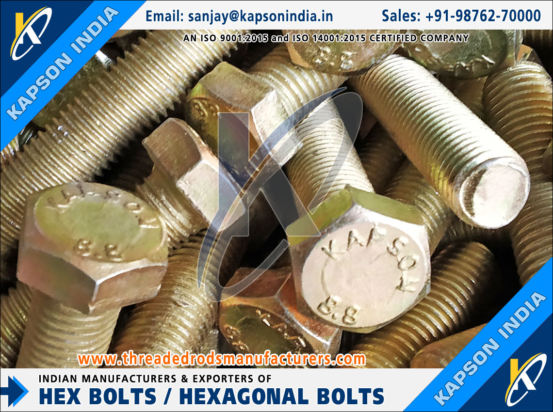 Threaded Rods  Bars Hex Bolts Hex Nuts Fasteners manufact - Punjab - Ludhiana ID1617934 1