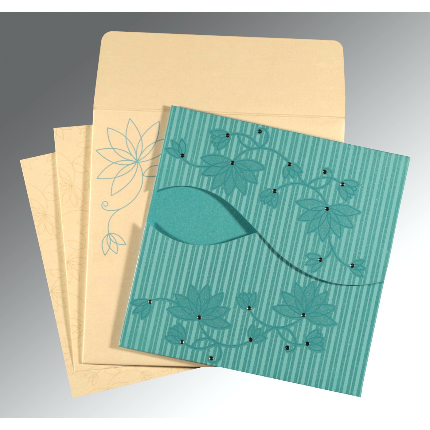 Custom Screen Printed Wedding Invitations  Unique  Stylish - New Jersey - Jersey City ID1603504 2
