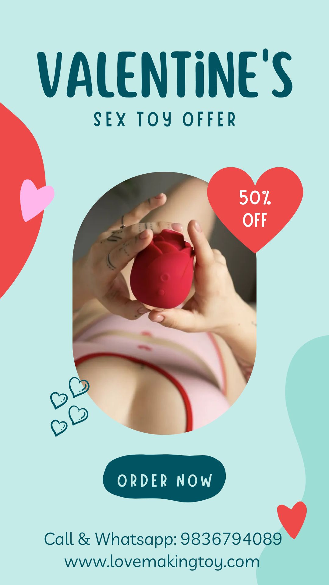 Valentines Rose Vibrator Sensual Pleasure Call 9836794089 - Andhra Pradesh - Visakhpatnam ID1594440 2