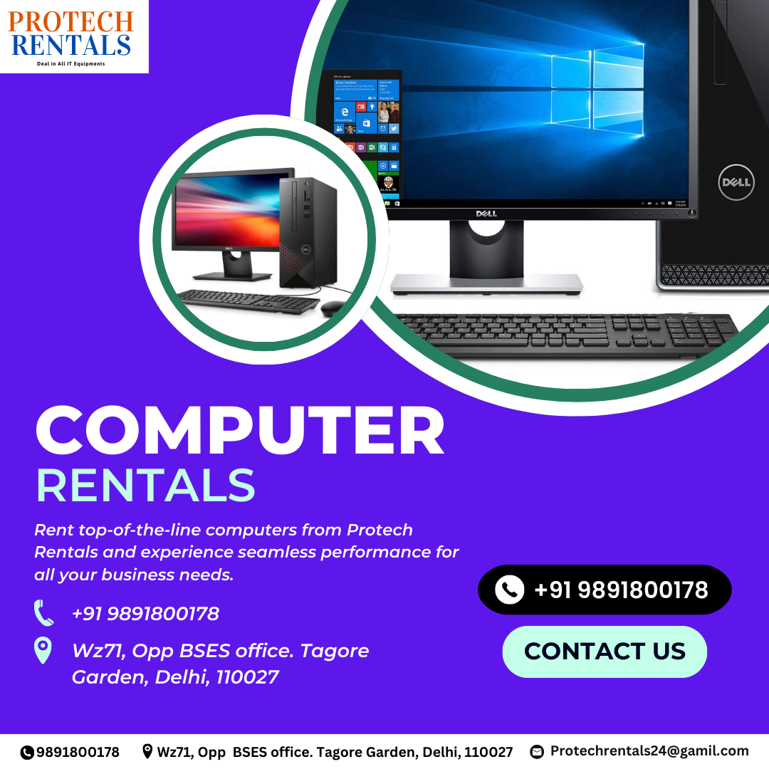 Computer On Rantels  Abx Rentals - Delhi - Delhi ID1547050