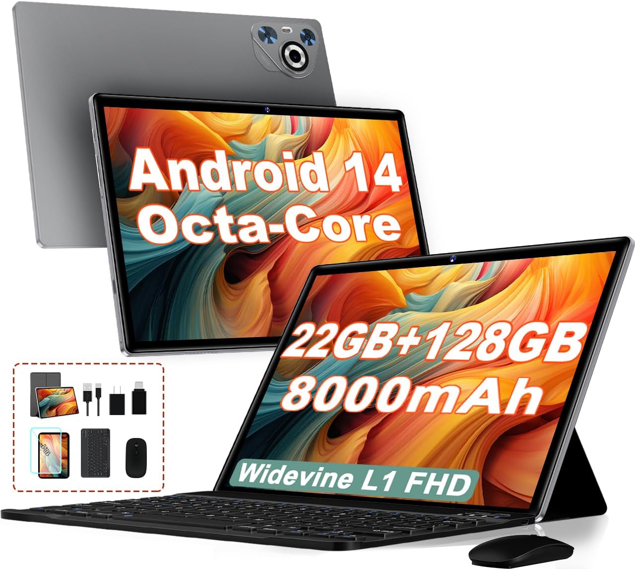 101 Inch Tablet 22GB RAM 128GB ROM 1TB Expansion Grey   - New York - Albany ID1593856