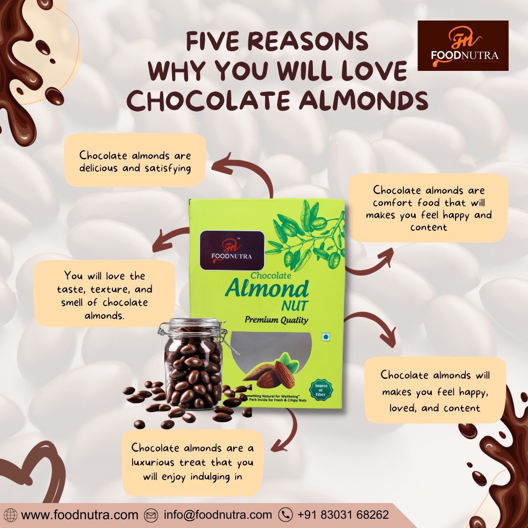 100 Natural Premium Black Forest Flavour Almonds  Foodnuta - Delhi - Delhi ID1517134