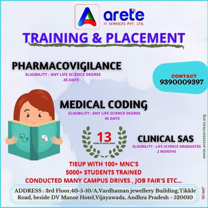 Pharmacovigilance training and placements with certificate  - Andhra Pradesh - Karimnagar ID1518299