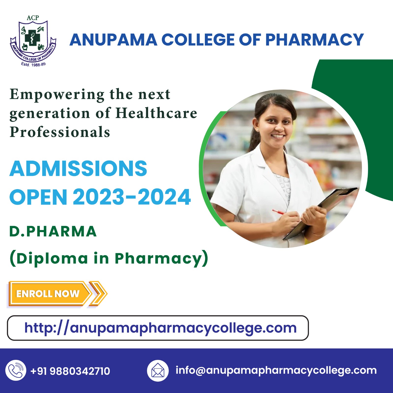 Shape Your Pharmacy Future with ACP Best D Pharmacy College - Karnataka - Bangalore ID1514335