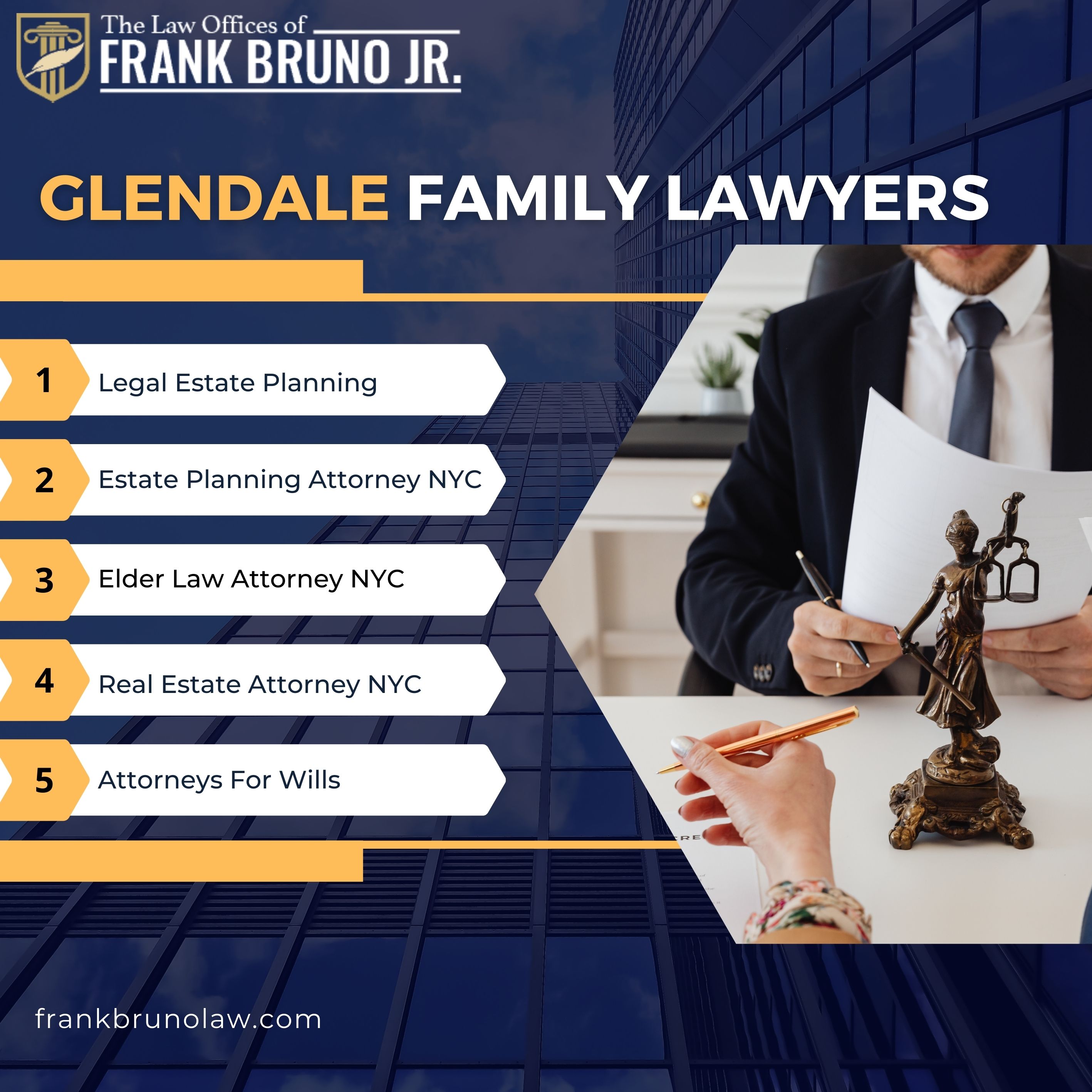 Estate Planning Attorney NYC  Frank Bruno Jr - New York - New York ID1594938 4