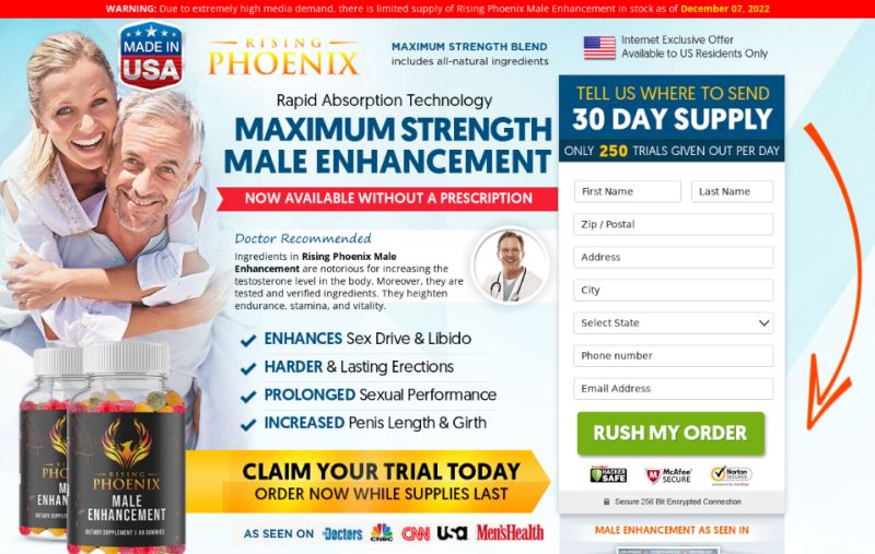 Rising Phoenix Male Enhancement  Unleash A Man in You! Re - New York - New York ID1538131