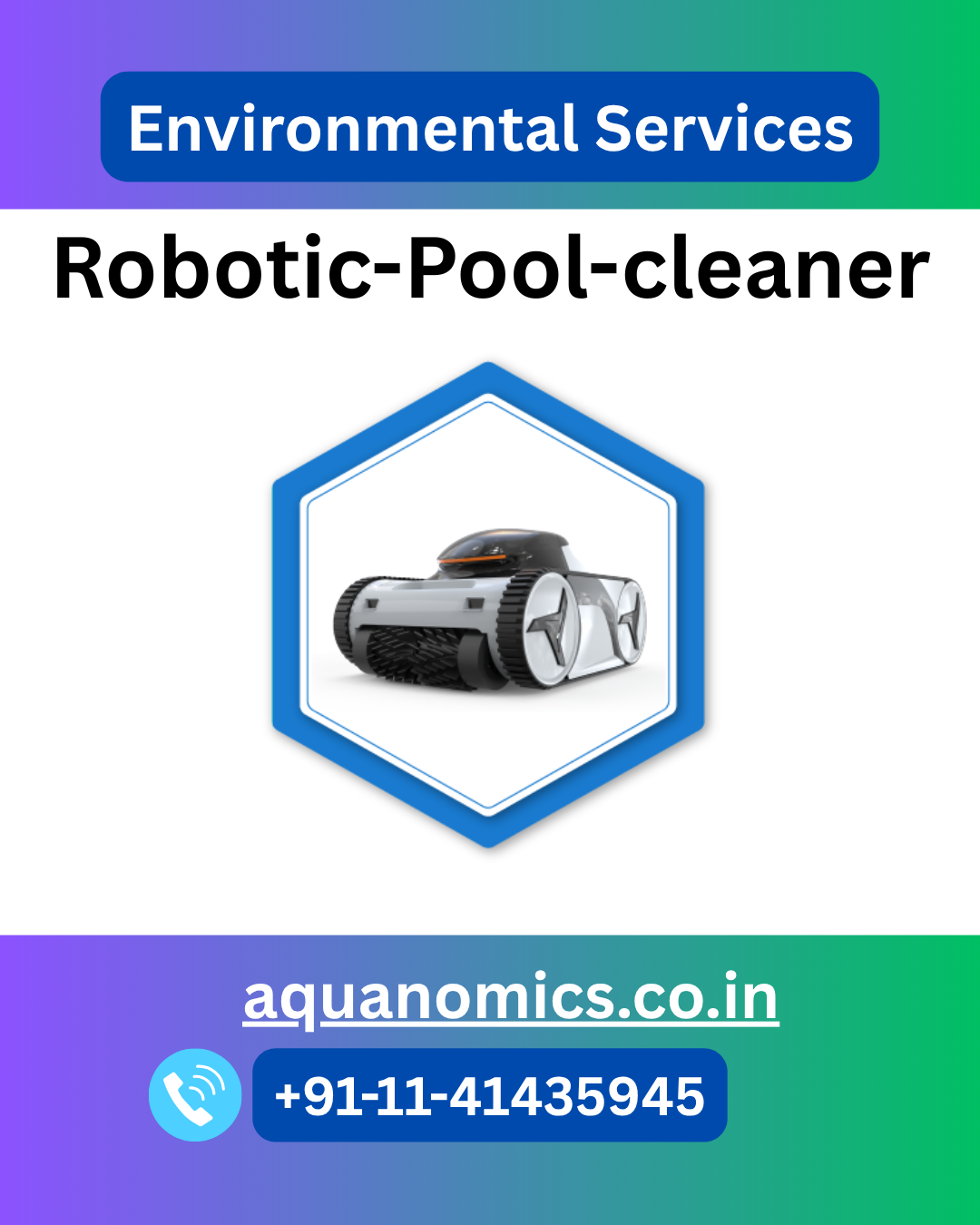Robotic Pool Cleaner by Aquanomics Systems Limited - Delhi - Delhi ID1618730