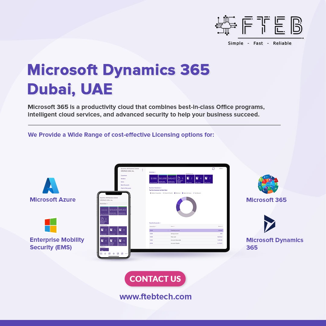 Microsoft Dynamics 365 in UAE  Business Central Solutions - Alaska - Anchorage ID1535169