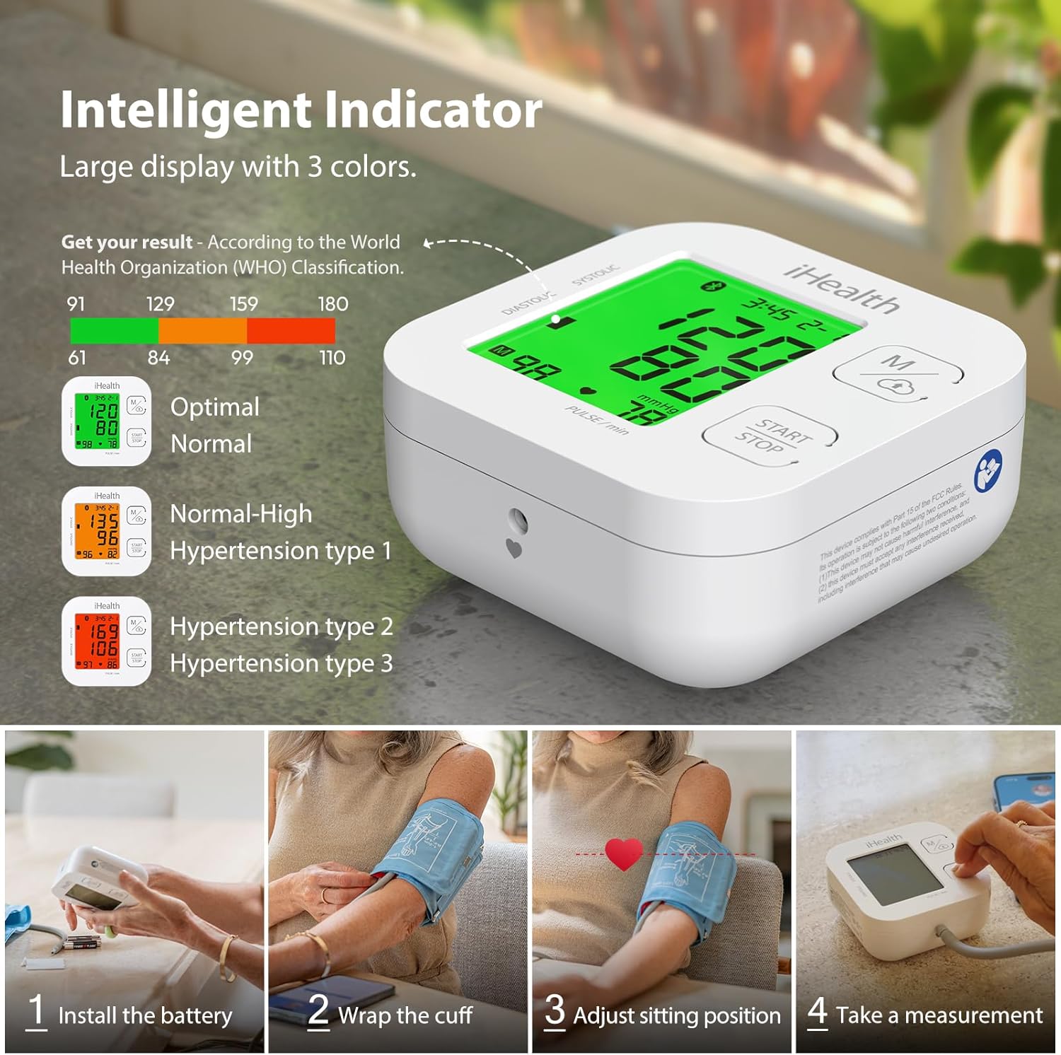 IHealth Track Smart Upper Arm Blood Pressure Monitor with Wi - New York - New York ID1601619 3