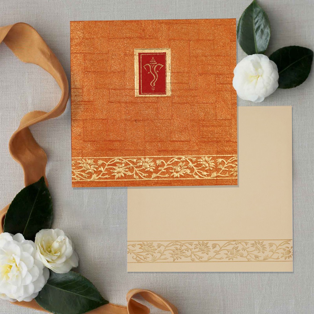 Elegant Ganesha Invitations  Ganpati Wedding  Chaturthi Ca - New Jersey - Jersey City ID1599026