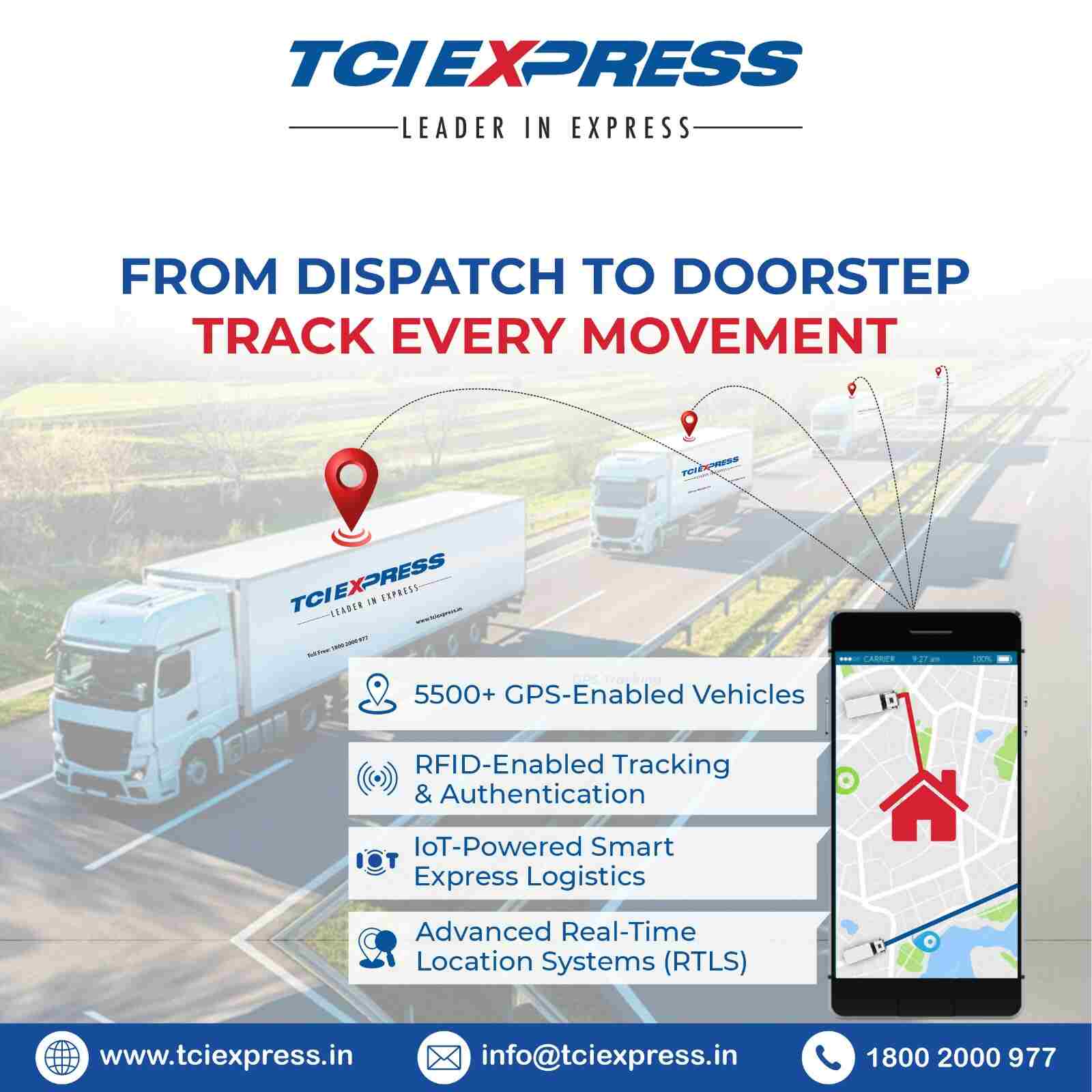 Track Your Shipment in Real Time with TCIEXPRESS - Haryana - Gurgaon ID1603057