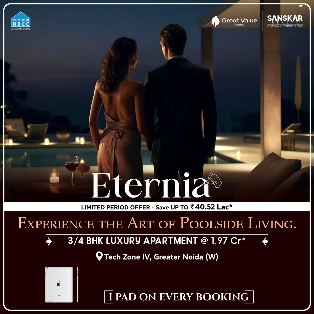 34 BHK Apartments in Greater Noida   Eternia Residences - Uttar Pradesh - Noida ID1616335