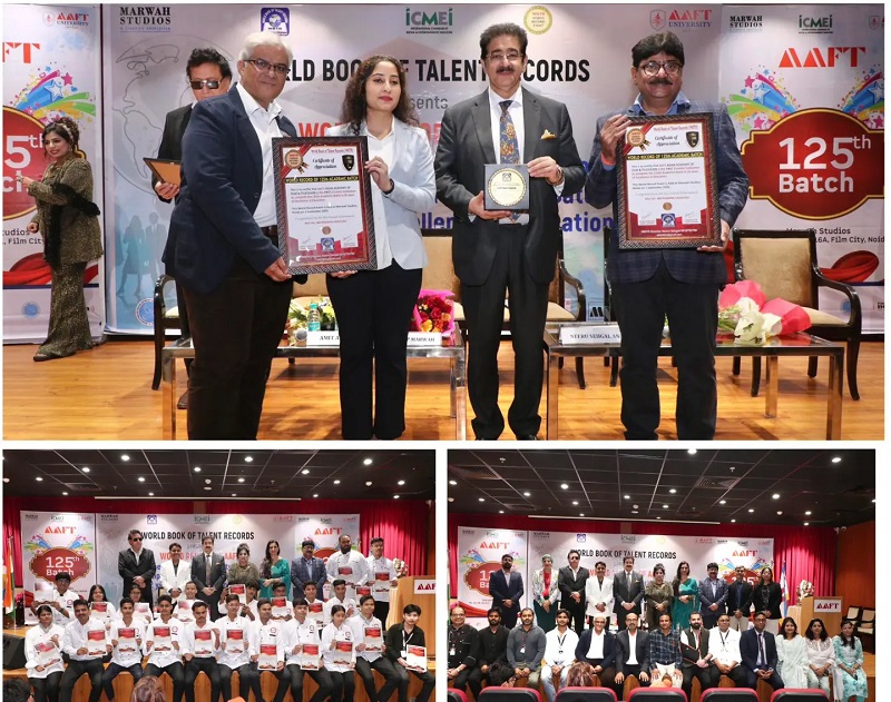 AAFT Creates World Record as First Creative Institution to C - Delhi - Delhi ID1616439