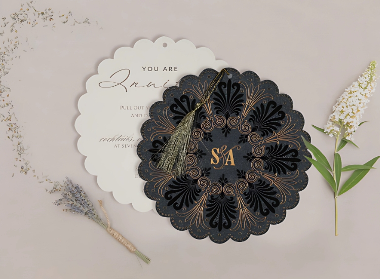 Rustic Wedding Invitations  Rustic cards  IndianWeddingCar - Massachusetts - Cambridge ID1595385