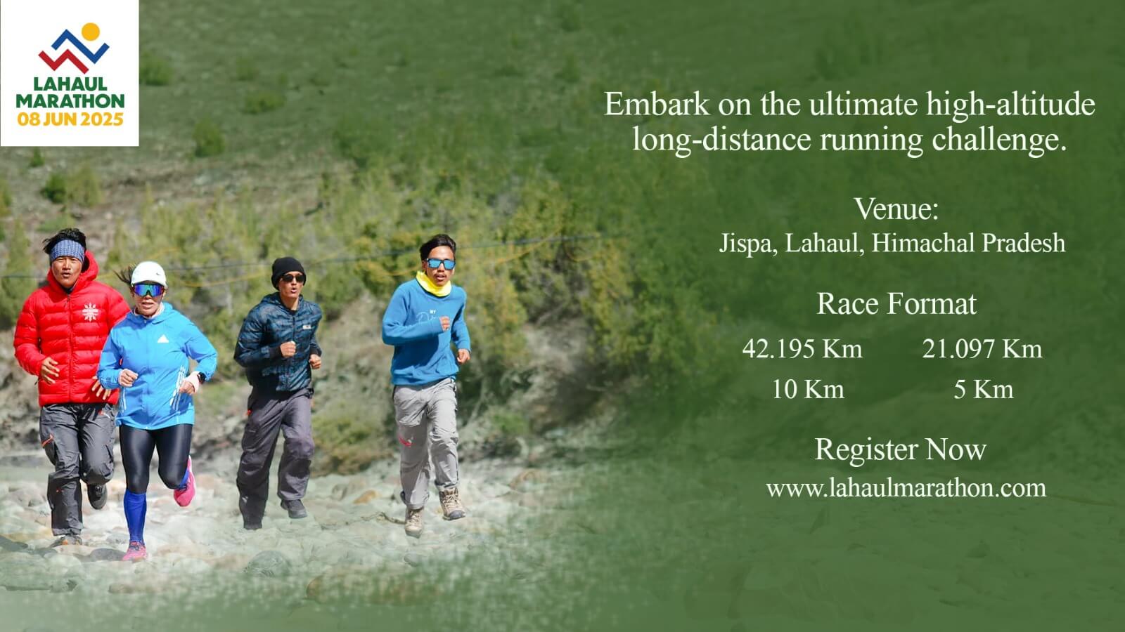 Lahaul Marathon  Indias Premier HighAltitude Run - Himachal Pradesh - Shimla ID1602065