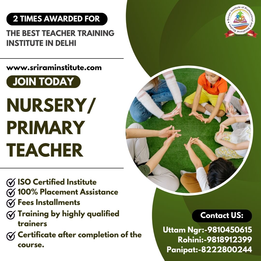Top nursery teacher training course in Uttam Nagar - Delhi - Delhi ID1522024 2
