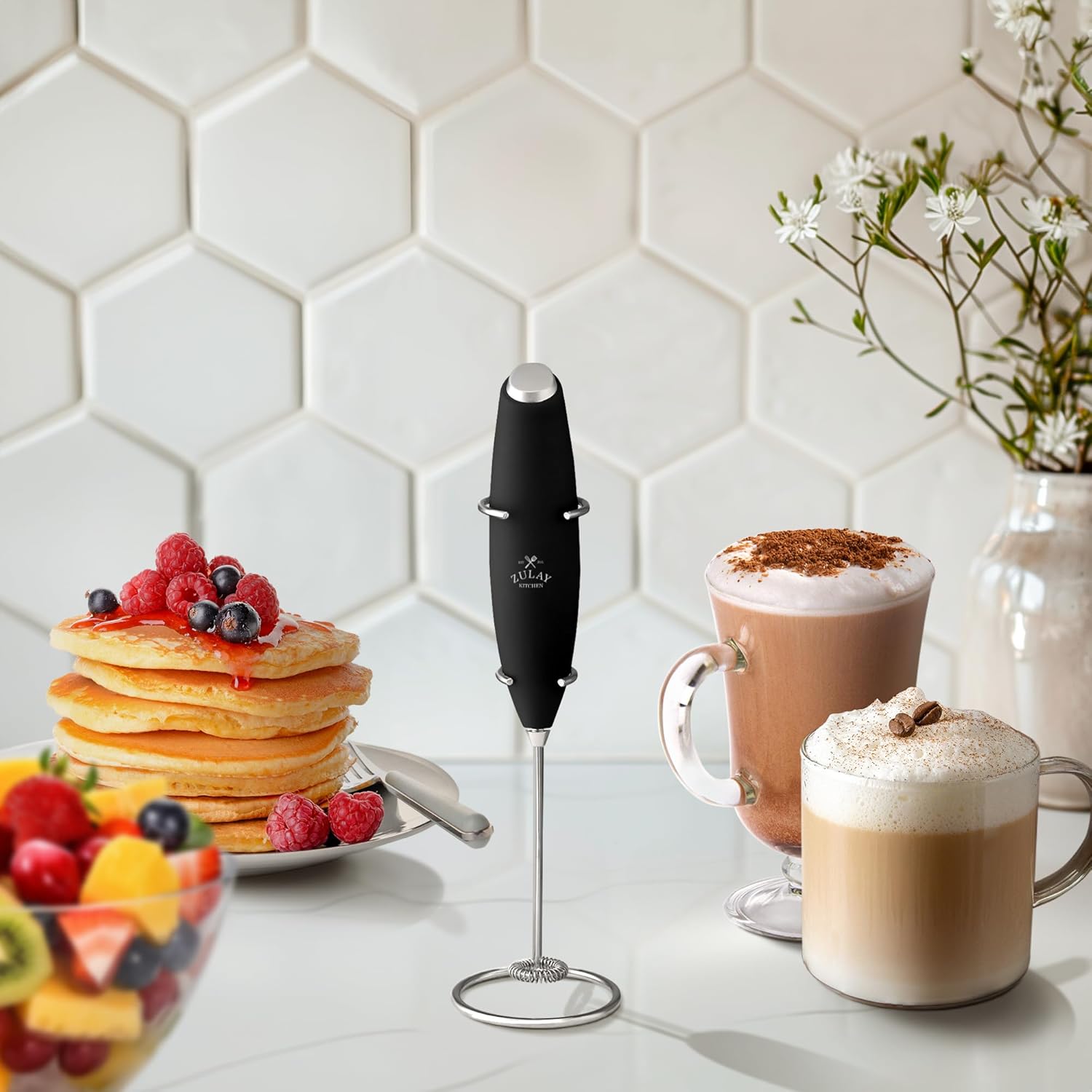 Zulay Kitchen Powerful Milk Frother Wand With 2 Duracell Bat - New York - New York ID1597532 4