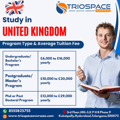 Study in UK  UK Education Consultants in Hyderabad  TrioSp - Andhra Pradesh - Hyderabad ID1512834